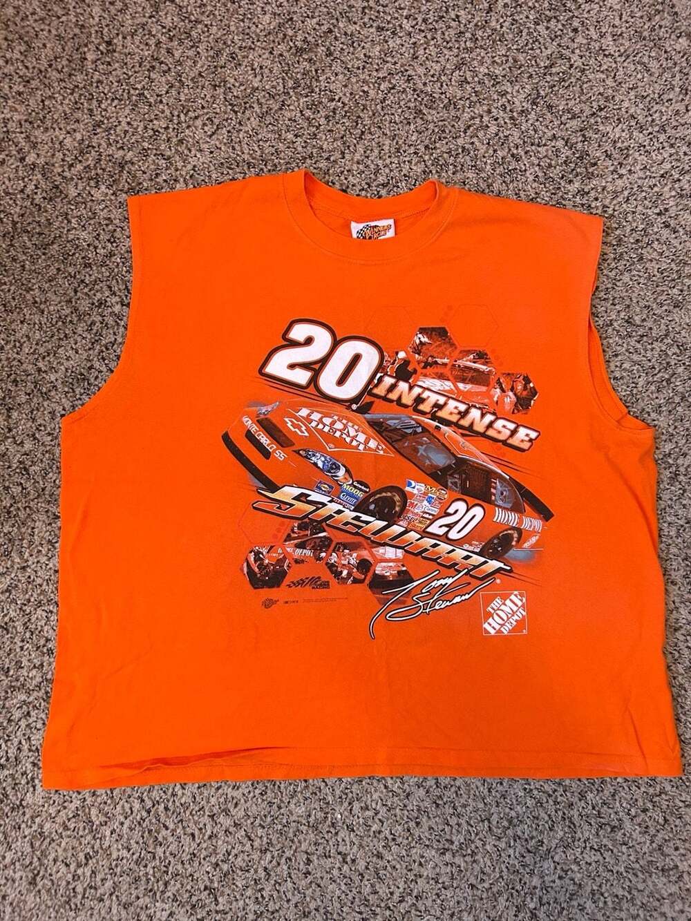 Winners Circle Tony Stewart 20 Intense Nascar Sleeveless Shirt